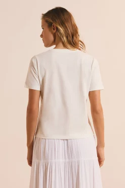 T-shirt manches courtes avec inscription 