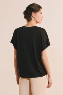 T-shirt manches courtes col V