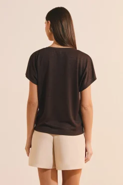 T-shirt manches courtes col V