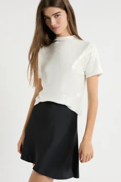 T-shirt manches courtes à sequins
