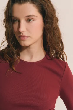 T-shirt manches 3/4 en coton
