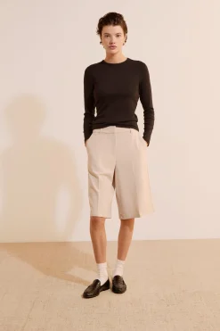 T-shirt à manches longues avec coton modal