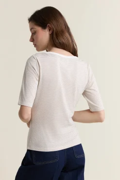 T-shirt marinière col rond
