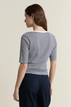 T-shirt marinière col rond