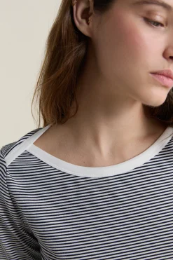 T-shirt marinière col rond