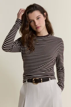 T-shirt marinière manches longues