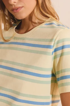 T-shirt à rayures en coton