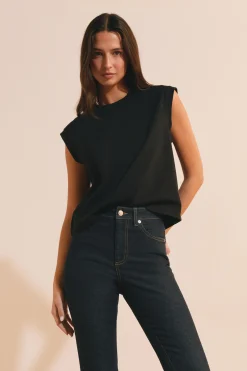 T-shirt sans manches en coton
