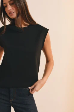 T-shirt sans manches en coton