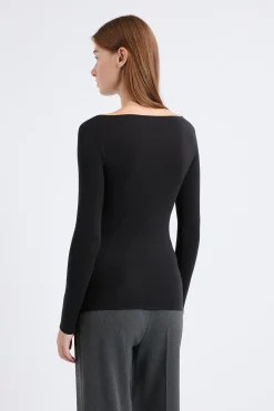 T-shirt thermique col bateau