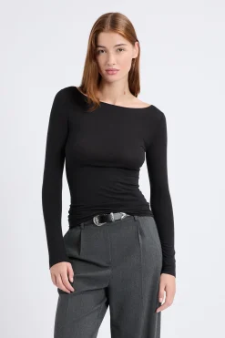 T-shirt thermique col bateau