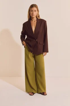 Veste blazer avec lin