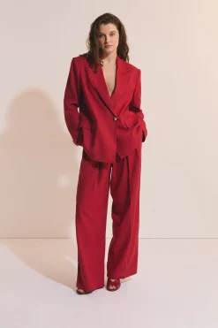 Veste blazer avec lin