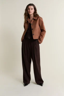 Veste courte avec coton
