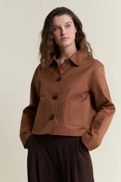 Veste courte avec coton