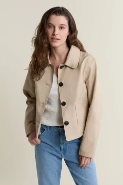Veste courte avec coton