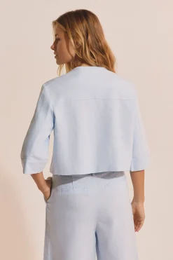 Veste courte en lin