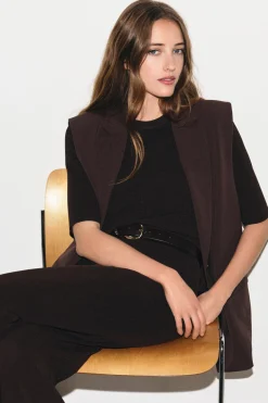 Veste de tailleur sans manches