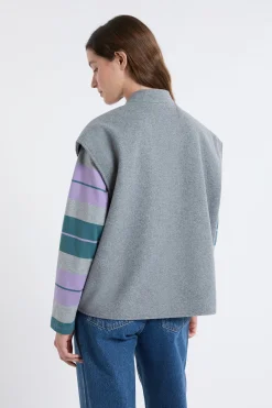 Veste sans manches avec laine