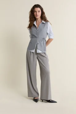 Veste sans manches à nouer