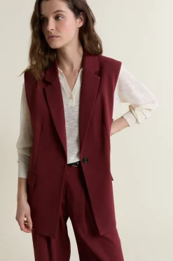Veste tailleur sans manches